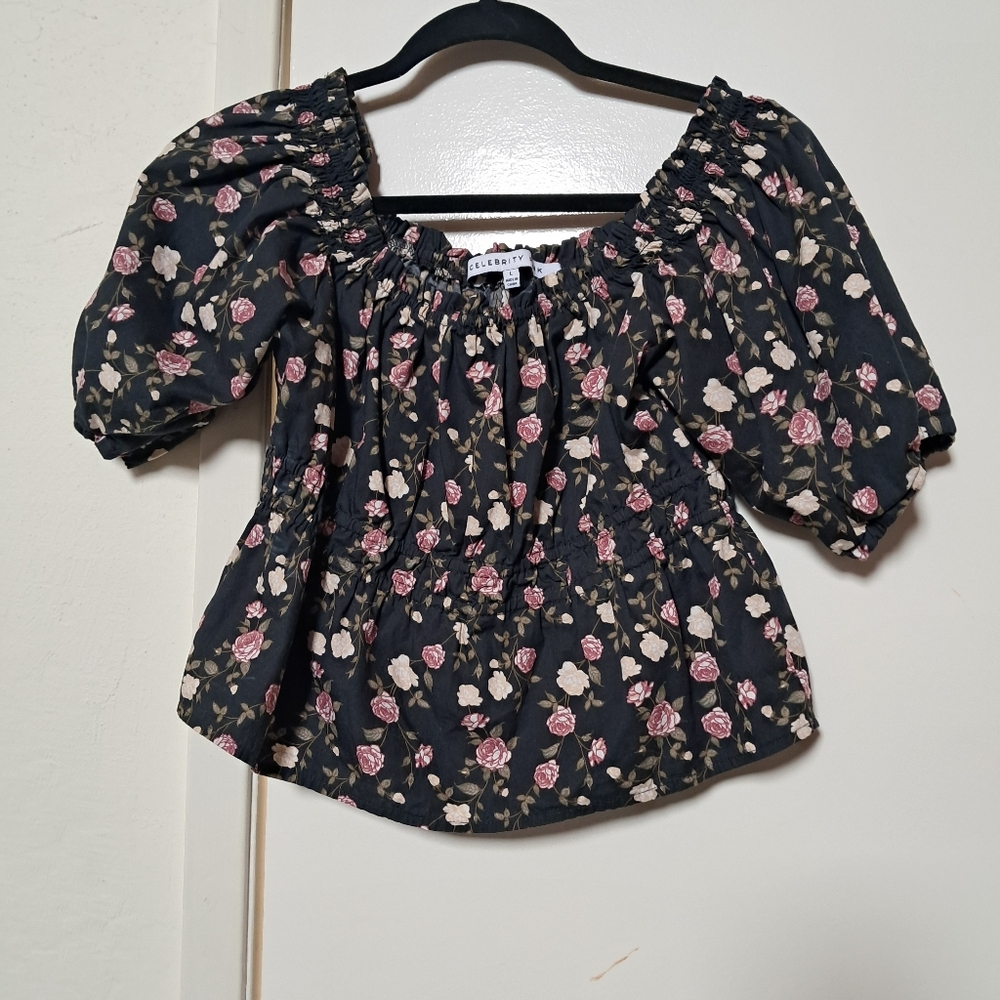 Celebrity Pink Floral Skirt